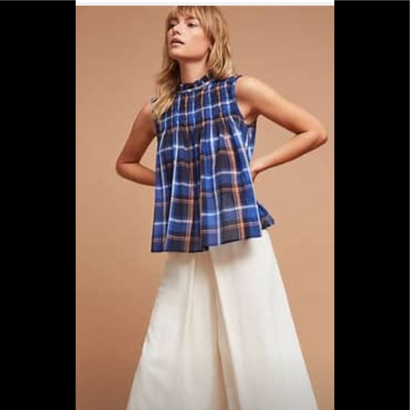 Anthropologie Ne Quittezpas Carmen Plaid Tank - Picture 2 of 7